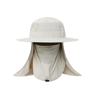 자외선 차단 메쉬 3in1 사파리 정글 등산 모자